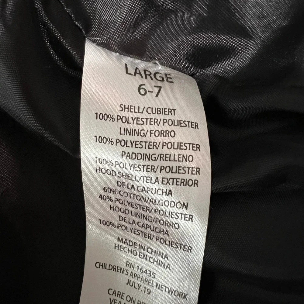 Tahari Boy Vest Size 6/7 Navy Blue Full Zip Pockets Hoodie Jacket - Picture 5 of 6